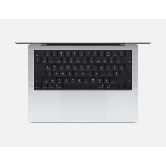 14 inç MacBook Pro M5 10CPU 10GPU 24GB 1TB TR/Q Gümüş MDE64TU/A 14 inç MacBook Pro M5 10CPU 10GPU 24GB 1TB TR/Q Gümüş MDE64TU/A