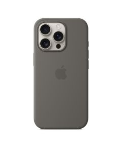 Apple iPhone 16 Pro için MagSafe özellikli Silikon Kılıf - Taş Grisi MYYL3ZM/A