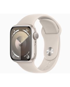 Apple Watch Series 9 GPS 41mm Yıldız Işığı Alüminyum Kasa Yıldız Işığı Spor Kodrdon M/L MR8U3TU/A