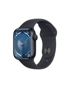 Apple Watch Series 9 GPS 45mm Gece Yarısı Alüminyum Kasa Gece Yarısı Spor Kordon S/M - MR993TU/A