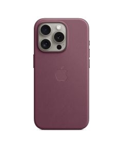 iPhone 15 Pro için MagSafe özellikli Mikro Dokuma Kılıf - Karadut MT4L3ZM/A