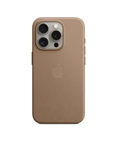 iPhone 15 Pro için MagSafe özellikli Mikro Dokuma Kılıf - Vizon Grisi MT4J3ZM/A