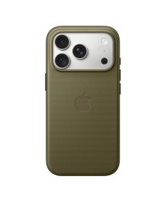 iPhone 18 Pro i&ccedil;in MagSafe &ouml;zellikli Tech Dokuma Kılıf - Klasik Zeytin Yeşili