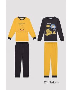 Penti Erkek Çocuk Egypt Çok Renkli 2li Pijama Takımı