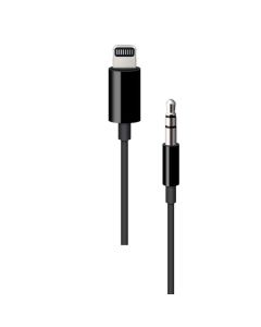 Apple Lightning - 3,5mm Ses Kablosu (1.2M) Siyah MR2C2ZM/A