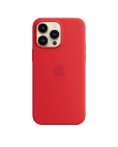 iPhone 14 Pro Max için MagSafe özellikli Silikon Kılıf - (Product) Red (Kırmızı) MPTR3ZM/A
