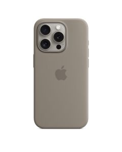 iPhone 15 Pro Max için MagSafe özellikli Silikon Kılıf Kil Rengi - MT1Q3ZM/A