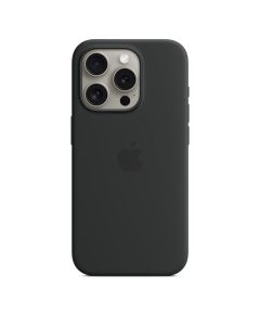 iPhone 15 Pro için MagSafe özellikli Silikon Kılıf Siyah - MT1A3ZM/A