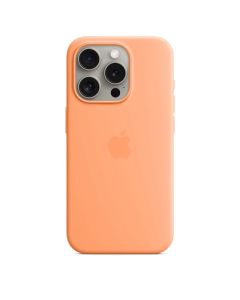 iPhone 15 Pro için MagSafe özellikli Silikon Kılıf Turuncu Sorbe - MT1H3ZM/A