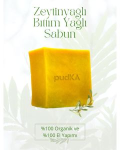 pudKA %100 Doğal, Bitkisel ve El Yapımı Bıttım (menengiç) Sabunu (Özel Kilis Serisi)