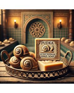 pudKA %100 Doğal, Bitkisel ve El Yapımı Salyangoz Özlü Sabun