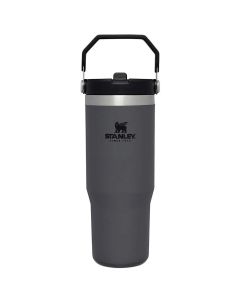 Stanley The IceFlow Flip Straw Tumbler 0.89 L Füme (Stanley Pipetli Termos Bardak)